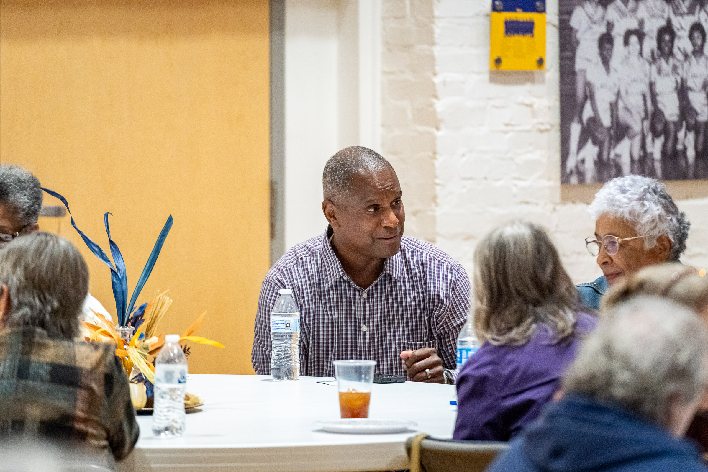 Community discussion after the performance